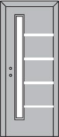 Межкомнатная дверь 3elle Lava, модель Office Quattro